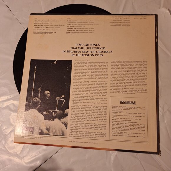 boston pops all the things you are lp record - Picture 2 of 4